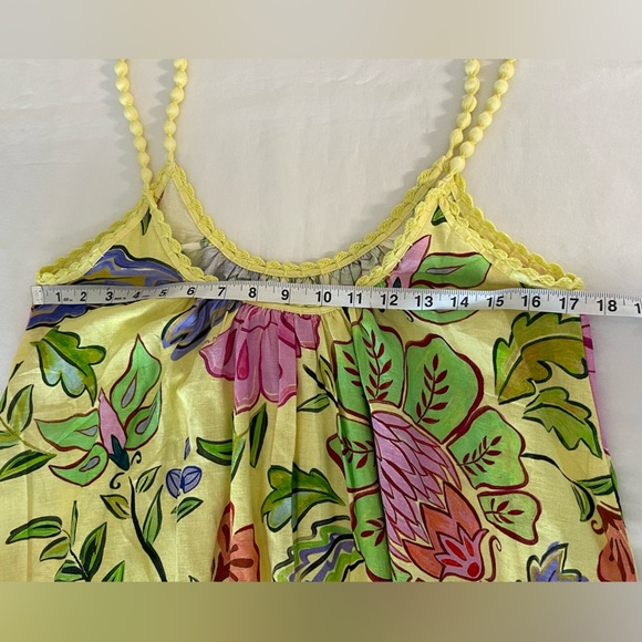 FARM Rio | Floral Insects Maxi Dress | OVERSIZE Size XS - Picture 4 of 11